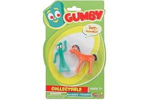 Gumby and Pokey Mini Bendable, Poseable Figure set by Prema Toys