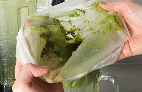 Nussmilchbeutel / Passiertuch zur Herstellung veganer Milchalternativen und vielen weiteren Anwendungsmöglichkeiten aus 100% Nylon - 8