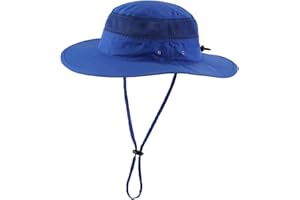 Magracy Unisex Outdoor Mesh Bucket Hat Summer Wide Brim UV Protection Hat Fishing Hat