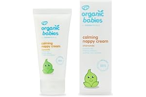 Green People Organic Babies Calming Nappy Cream 50ml | Natural & Organic Zinc Oxide Nappy Cream | Eczema-Friendly, Gentle on Sensitive Skin & Suitable from Birth | Paraben Free | Vegan, Cruelty Free