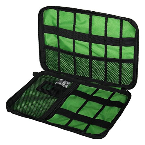 BAIGIO Unisex Tragbare Reisetasche Case für Electronisches Zubehöre Tragetasche Wasserdicht für USB Drive Shuttel Festplatte Kabel und sonstiges Zubehör - 9