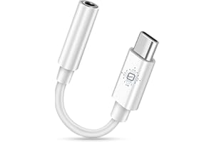 CLEM PROVENCE Clem Tech - Adaptateur USB C Jack, Prise USB C vers Prise Casque 3,5mm, Convertisseur Câble USBC vers Ecouteur Compatible avec Samsung Galaxy S21 S20 S20+, MacBook Pro, Huawei, Honor...