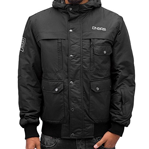 Dangerous DNGRS Herren Jacken / Winterjacke Big Logo schwarz M