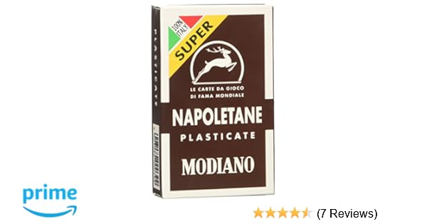 Poker Card Games Games Modiano Scopa Briscola Tre Sette Italian Napoletan Plastic Card Came New In Box