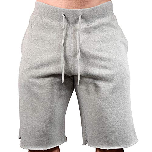 Adisputent Short de Sport Homme Couleur Unie Pantalon Court avec Poche Décontraction