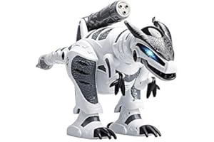 Robot de dinosaure, DAXIN Intelligent Télécommandé Interactif Animal Jouet avec Programmation Aller Danse Musique Cadeau pour Garçons Filles Enfants