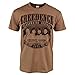 Produktbild Herren Retro Creedence Clearwater Revival 1971 Kurz Sleeve Braun L Schwarz drucken
