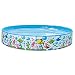 Produktbild Jilong Sea World Quick Fix Pool Ø 120 x 25 cm cm Kinderpool Snap-Set Planschbecken Kinder Schwimmbecken Quick Fill Fun Schwimmbad für Garten und Terasse