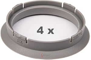 4 x pneugo! Anelli di centraggio per cerchi in alluminio 63.3 mm - 54.1 mm