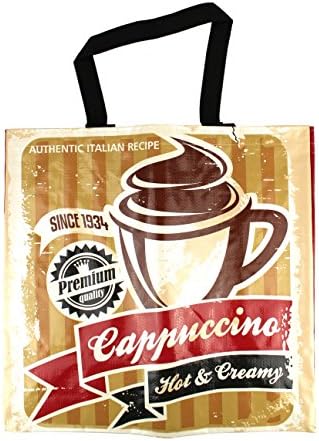 Cappucino Shopping Bag, High Street Supermarket Bag for Life, Large Grocery Bag