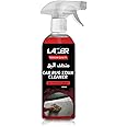 LAZER Car Bug Stain Cleaner 16 Oz (500ml) multi-surface spray. Exteriors –Tar remover, dead bugs, birds dropping and watermarks, chrome, plastic, without scratching or removing paints.