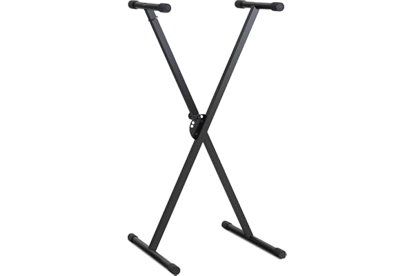 Classic Cantabile support pour synthétiseur en X simple, réglable en hauteur