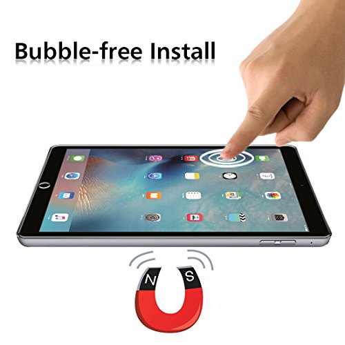 iPad Pro 12.9 Zoll Panzerglas Schutzfolie, iVoler® Premium Panzerglasfolie folie Displayschutzfolie Hartglas Gehärtetem Glas DisplayPanzerglas Schutzfolie Displayschutz Tempered Glass Screen Protector für Apple iPad Pro 12.9“- 0,3mm Dünn, 9H Härtegrad, 2.5D Abgerundete Kanten – [Kratzfest][Hohe Transparenz] [Fingerabdruck-frei][Blasenfrei]-Lebenslange Garantie - 5