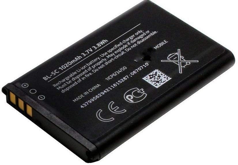 pkstore generic BL5C BL-5C Mobile Battery for Nokia + Warnty