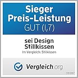 Sei Design® Stillkissen Schwangerschaftskissen XXL 190 x 30cm | Füllung: schadstoffgeprüfte 3-D Faserbällchen Ökotex zertifiziert. Bezug mit Reißverschluss und hochwertiger Stickerei. - 6