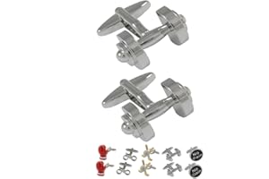 Collar and Cuffs London - Luxury Cufflinks for Men with Presentation Gift Box - Solid Brass - Individual Sports - Single Personal Sport