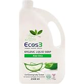 Ecos3 Organik Aloe Vera &Ouml;zl&uuml; Parabensiz Sıvı Sabun (1 x 2500 mL)