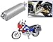 Auto Pearl Premium Quality High Performance Bike Exhaust Muffler Silencer Triangle Silver For - Honda XRV Africa Twin RS.2899.00