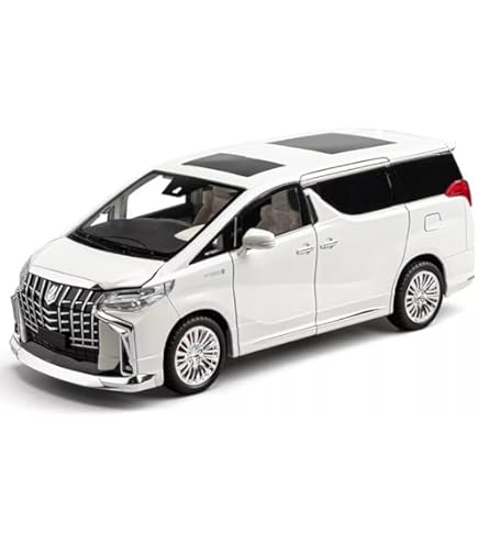 MANAKI ENTERPRISE 1:18 Scale Big Toyotaa Alphard - White Alloy
