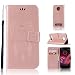 Produktbild LMAZWUFULM Hülle für Motorola Moto Z Play (5,5 Zoll) PU Leder Magnetverschluss Brieftasche Lederhülle Eule und Traumfänger Muster im Bookstyle mit Standfunktion und Karten Slot Schutzhülle Ledertasche Flip Cover für Motorola Z Play Roségold