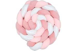 babyCalin - Coussin tresse 200 cm Rose