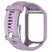 Produktbild Für Tomtom Adventurer/Golfer 2 GPS WatchArmband, Bloodfin Silikon Uhrenarmband Weiches Ersatzband Sport Fitnessband Ersatzband Sportarmband (Lila)