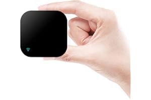 Yueyang Mando a Distancia Inteligente IR, Mando a Distancia Universal RM Mini WiFi IR Tuya Aplicación para Control por Infrarrojos con Cable Tipo C Compatible con Alexa y Google Home para