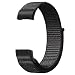 Produktbild Fintie Armband kompatibel für Fitbit Charge 2 - Premium Nylon atmungsaktive Uhrenarmband Ersatzband mit verstellbarem Verschluss, Schwarz
