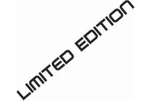 folien-zentrum - Adesivo per Auto con Scritta Limited Edition, Colore: Nero