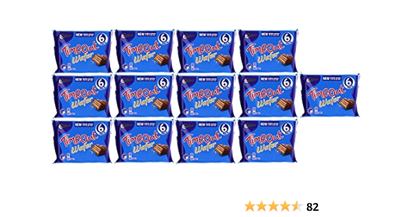 X13 Cadbury Time Out Wafer 6 Pack 78 Wafers 127g Amazon Co Uk Grocery