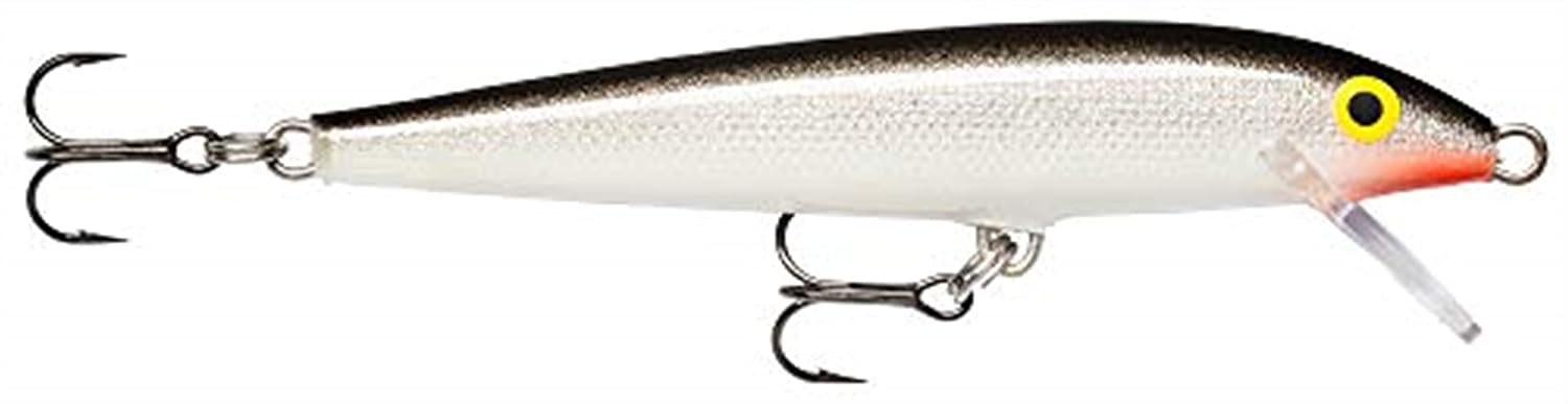 Rapala - Cebo de pesca de superficie para pesca de bass, 4 3/8", madera, punta de aguja, azul y negro