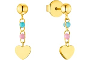 Prinzessin Lillifee Mädchen Kinder Ohrringe Ohrhänger Silber, Kommt in Schmuck Geschenk Box