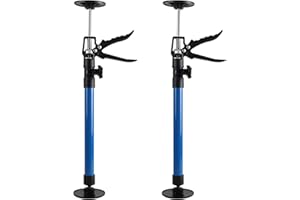 MIGUBIGU 2 Pezzi Puntello Telescopico Regolabile, Supporto telescopico, Capacità di Carico Massima 40 kg, Estensione 50-115 cm, per Armadi, Telai di Porte
