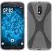 Produktbild PhoneNatic Case für Motorola Moto G4 Hülle Silikon clear X-Style + 2 Schutzfolien