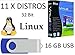 Produktbild VirtualBox on 16GB USB Stick with 11 X Linux 32 Bit Distros