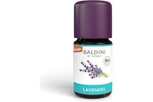 ‎BALDINI Baldini Bio Lavendelöl 5ml - 100% Naturreines Ätherisches Öl - Lebensmittelqualität - Vegan - für Speisen, Getränke & Aroma Diffuser - aus Italien