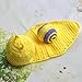 Museya Cute Snail Shaped Baby Infant Newborn Handmade Crochet Beanie Hat Clothes Baby Photograph Props (Yellow)