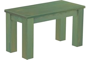 ‎B.R.A.S.I.L.-MÖBEL Sitzbank 80 cm Rio Classico Bambus mintgruen Pinie Massivholz Esszimmerbank Küchenbank Holzbank - Größe und Farbe wählbar Brasilmöbel