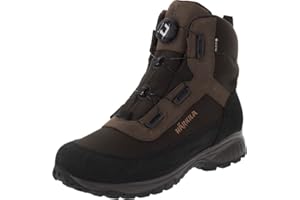 Härkila Atammik GTX Chaussures de chasse imperméables en matériau Crodura robuste Marron – Bottes de chasse avec fermeture rapide