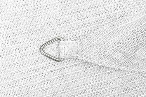 Windhager 10977 Sonnensegel, Dreieck 5 m, weiß - 3