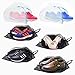 Produktbild Plusmart Schuhtaschen Reise Schuhbeutel für Sneaker 4 Stück Schuh Aufbewahrungstasche und 2 Stück Schuh Wäschesack für Waschmaschine Schuhtaschen mit Reißverschluss Schuhbeutel Transparent