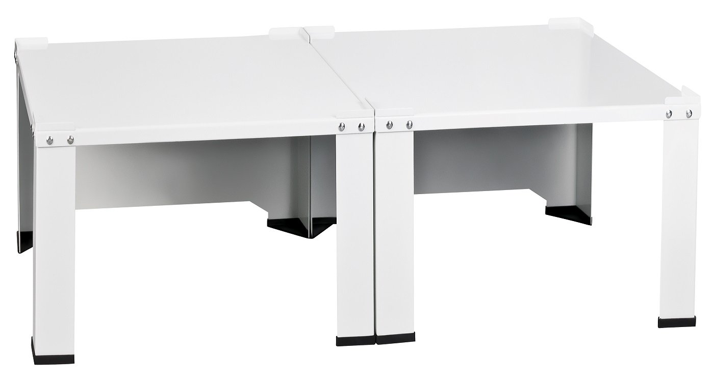 DOPPEL-Waschmaschinenuntergestell-und-Trockner-Sockel-2x010-Podest-Untergestell-fr-Waschmaschine-Gefrierschrank-Khlschrank-Unterbau-fr-nahezu-alle-Waschmaschinen