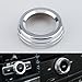Produktbild Duspper - Interior Volume Adjust Switch Button Cover Trim Ring Car Styling Sticker for Mercedes Benz A B E Class GLK GLA CLA GLE ML GL [Silver]