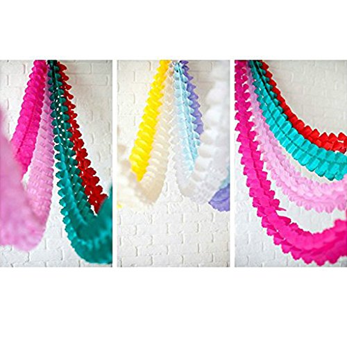 3m Papier Hochzeitsbanner Hochzeitsgirlande Geburtstag Banner Bunting - 2