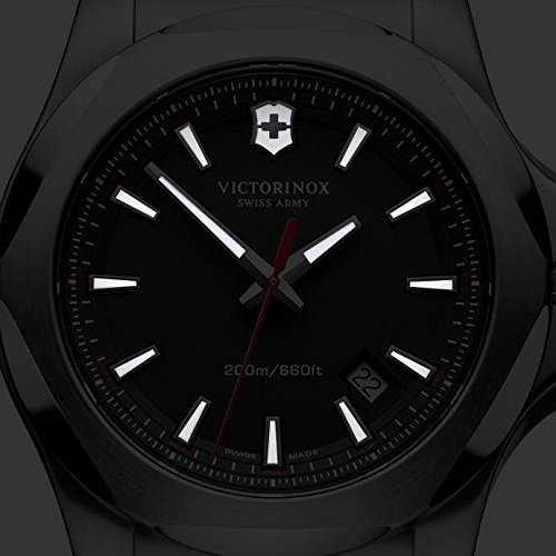 Victorinox Men's 241682.1 I.N.O.X. Analog Display Swiss Quartz Black Watch