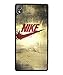 Produktbild Brand Logo Nike Hülle Case für Sony Z3, Tough Scratch-Proof Plastic Compatible with Sony Xperia Z3 (Not für Z3 V / Z3 Compact)