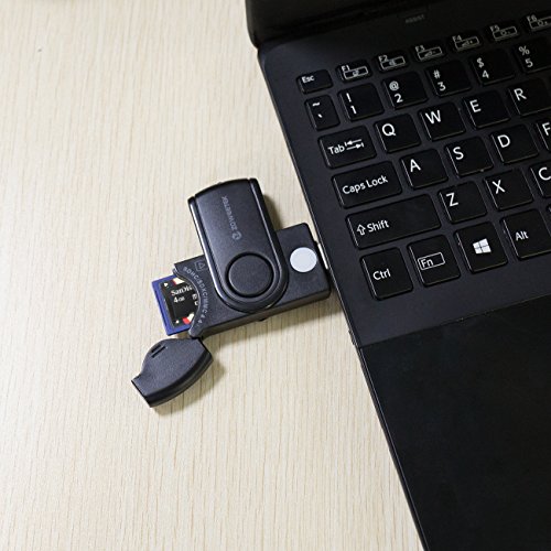 Zoweetek® 11 in 1 USB 3.0 Memory Card Reader / Schreiber mit einem Build-in-Karte-Cover und 2 Steckplätze (SD Karte Micro SD-Karte) für SDXC UHS-I SD, SDHC, SD, SDXC, Micro Micro SDHC, Micro SD, MMC-Speicherkarten - 6