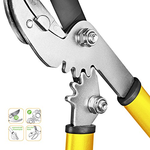 GRÜNTEK Astschere GRIZZLY 470 mm Scharfe und Bequeme Amboss Baumschere mit Gear-Drive Schneidsystem - 4