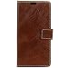 Produktbild LMAZWUFULM Hülle für Wiko Wim Lite (5,0 Zoll) PU Leder Magnetverschluss Brieftasche Lederhülle Retro Crazy Horse Muster im Bookstyle mit Standfunktion und Karten Slot Schutzhülle Ledertasche Flip Cover für Wiko Wim Lite (5,0 Zoll) Kaffee