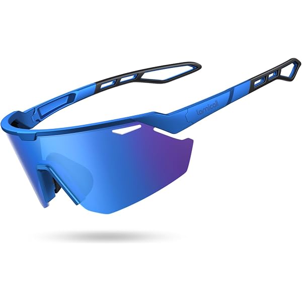 Lot De 2 Lunettes De Soleil Polarisées Sport - Protection UV400, Coupe-vent - Pour Vélo, Running, Ski - Montures Noire Et Blanche